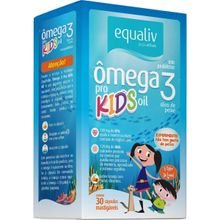 Ômega 3 Pro Kids Equaliv  Oil Sabor Laranja 30 Cápsulas Ômega 3 Pro Kids Equaliv Oil Sabor Laranja 30 Cápsulas