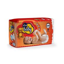 Fralda Descartavel Kind Baby Xxg 38 Unidades