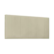 Cabeceira Painel Arizona Para Cama Box Solteiro 90 cm Corino Bege - D'Rossi