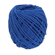 Cordão de Algodão Torcido São Francisco Azul Royal 120 m