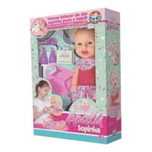 Boneca Analú Sopinha Faz Cocô Fraldinha Acessórios Syd-nyl