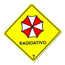 Placa Decorativa 30x30 Radioativo Umbrella - Beek