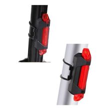 Lanterna Traseira Bike Recarregável Bicicleta Luz De Led Usb