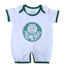 Macacão Bebê Palmeiras Tip Top Manga Curta Oficial