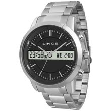 Relógio Lince Masculino Ref: Mam4489l P1sx Anadigi Prateado