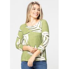 Blusa Pau a Pique Estampada Verde