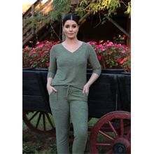 Calça Pau a Pique Básica Verde