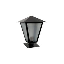 Luminária Imperial de Parafusar no Muro Alumínio Preto 38cm