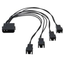 Cabo Adaptador Multi Fan Molex P/ 4 Coolers 3 Pinos 12v