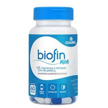 Biofin Men 60 Cápsulas - Polivitamínico completo p/ saúde do homem - Chamel