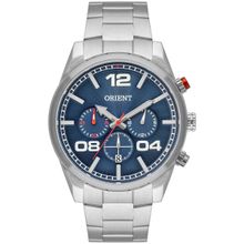 Relógio Orient Masculino Ref: Mbssc244 D2sx Cronógrafo Prateado