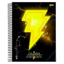 Caderno Universitário Shazam Adão Negro C/ 80 Folhas Jandaia