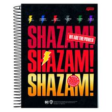Caderno Universitário Shazam We Are The Power C/ 80 Folhas Jandaia