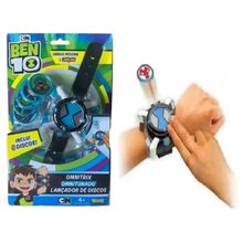 Relógio Omnitrix Do Ben 10 Lançador De Discos Sunny
