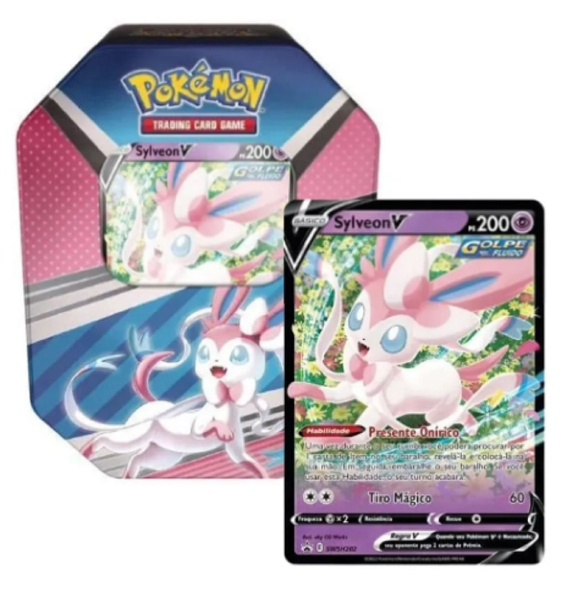 Pokemon Lata - Celebração de Evolução - Sylveon-Gx - MP Brinquedos