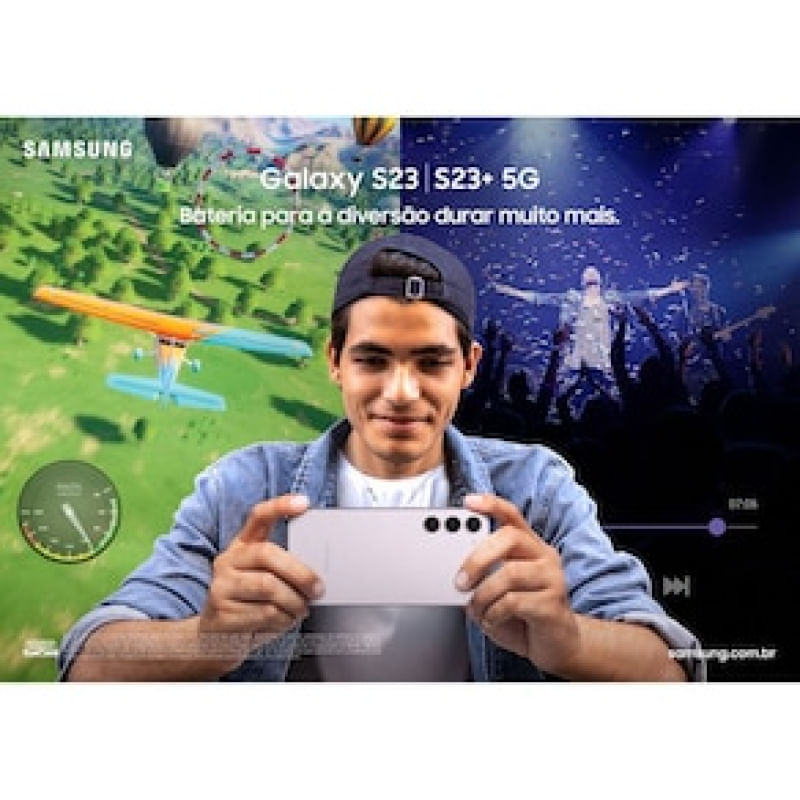 Samsung Galaxy S23 Plus 8GB/256GB/6.6 Preto