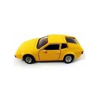 Miniatura carros nacionais raro miura coupê 1990 amarela 1/43