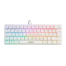 Teclado Gamer Mecânico Royal Precision, Blue Switch, ABNT2, RGB Branco Warrior - TC311 TC311