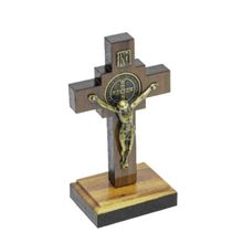 Crucifixo Cruz de 4 Cantos para Painel de Carro ou Mesa 8cm