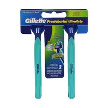 Aparelho Barbear Gillette Prestobarba Ultragrip Cabeça Móvel Masculino 2 Unidades