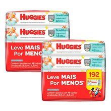 Kit 2 Lenço Umedecido Huggies One & Done - Leve 4 e Pague 3 unidades