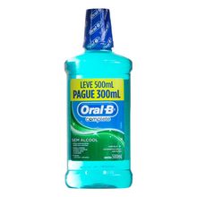 Antisséptico Bucal Oral-B Complete Hortelã Leve 500ml Pague 300ml