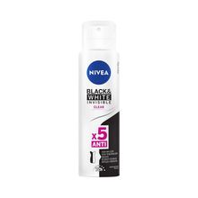Antitranspirante Aerosol Nivea Black & White Invisible Clear Feminino 72h 150ml