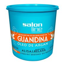 Alisante Salon Line Guanidina Óleo Argan Muito Grosso 215g
