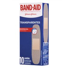 Curativos Band Aid Transparente 10 Unidades