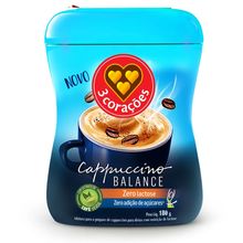 Capuccino 3 Corações Balance Pote 180g