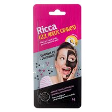 Máscara Facil Ricca Limpeza da Pele Preta