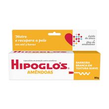 Creme Preventivo de assaduras Hipoglós Amêndoas 80g Hipogl?s Am?ndoas Nova F?rmula 80G