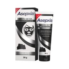 Máscara Facial Asepxia Carvão Detox 30g