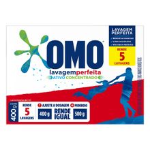 Sabão Em Pó Omo Limpeza Perfeita 400g
