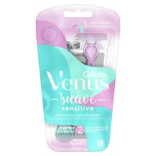 Aparelho de Depilar Gillette Venus Suave Sensitive 2 Unidades Aparelho De Depilar Gillette Venus Simply Sensitive Suave 2 Unidades