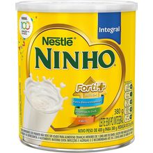 Leite em Pó Ninho Integral  380g Leite em Pó Ninho Forti+ 380g