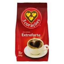 Café 3 Corações Extraforte 500g