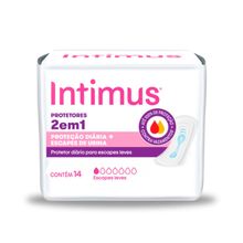 Protetor Diário Intimus  2 em 1 sem Abas 14 Unidades