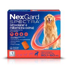 NexGard Spectra Cães de 30,1 a 60kg 1 Tablete NexGard Spectra C?es de 30,1 a 60kg 1 Tablete