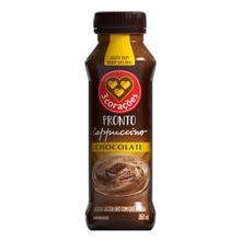 Cappuccino 3 Corações Pronto Chocolate 260ml Cappuccino 3 Cora??es Pronto Chocolate 260mL