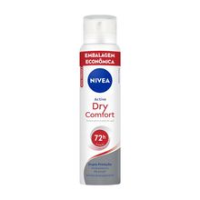 NIVEA Desodorante Antitranspirante Aerossol Dry Comfort 200ml Desodorante Nivea Aero Dry Comfort Feminino Embalagem Economica 200ml