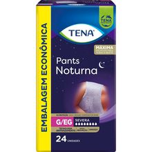 Roupa Íntima Tena Pants Noturna G/EG 24 Unidades Fralda Calça Descartável Tena Pants Noturna G/EG 24 unidades
