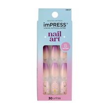 Unha Postiça Kiss New York Impress Nail Art All i Want  30 Unidades Unha Postiça Kiss New York Impress Nail Art All i Want 30 Unidades