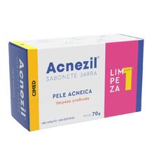 Acnezil Sabonete Barra 70g Pele Acneica