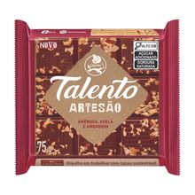 Talento Chocolate com Amêndoas e Amendoim 75g
