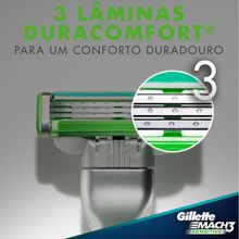 Carga para Aparelho de Barbear Gillette Mach3 Sensitive 4 Unidades