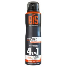 Desodorante Herbissimo Aerossol Dark Silver 150ml Desodorante Herbissimo Aerosol Dark Silver 150ml