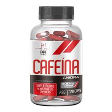 Cafeína Anidra Health Labs 120 Cápsulas