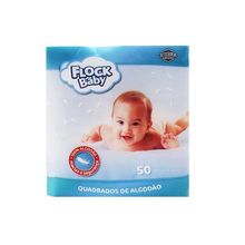 Algodão Flock Baby Quadrado 50 Unidades