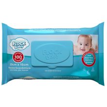 Toalha Umedecida Flock Baby Flowpack 100 Unidades